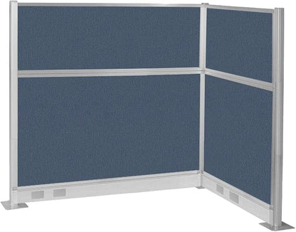 Versare Pre-Configured Hush Panel Electric Cubicle | Workstation Divider Walls by VERSARE