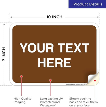 Custom Sign, Personalized Metal Signs, Customize - Image 2