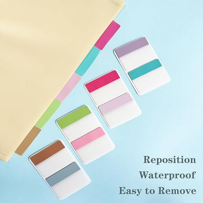 ELII 500 PCS Sticky Tabs 2 Inch Index Tabs, Page Markers File Tabs Self Adhesive - Image 8