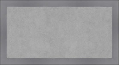 Amanti Art Grey Framed Magnetic Board 14x26 Small Vision Board by AmantiArt