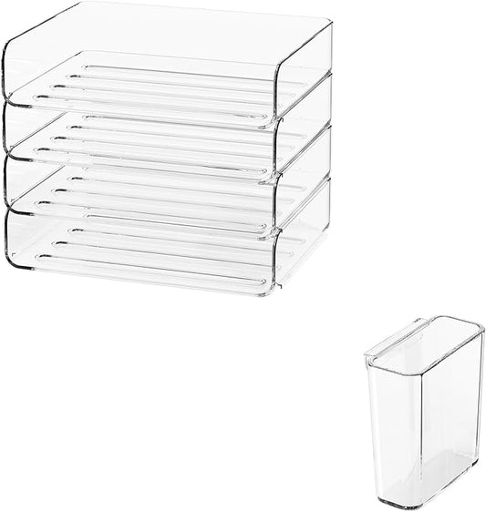 FANXIYQ 4-Tier Stackable Paper Tray Organizer by Unknown