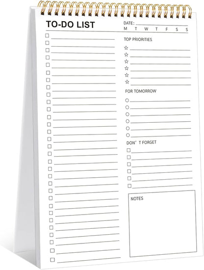 To Do List Notepad, 120 Pages 8.5x11" To Do List Notebook Undated Daily Planner by Thboxes