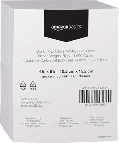 Amazon Basics Blank Index Cards - Image 2