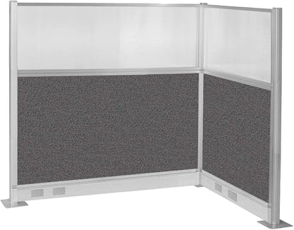 Versare Pre-Configured Hush Panel Electric Cubicle | Workstation Divider Walls by VERSARE