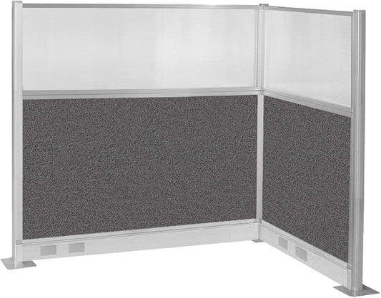 Versare Pre-Configured Hush Panel Electric Cubicle | Workstation Divider Walls by VERSARE