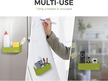 loukin Magnetic and Adhesive Marker Holder, Dry Erase Accessory Tray, Magnetic - Image 5