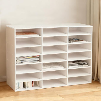 TUSAUW Literature Organizer, 21 Compartments Classroom Mailbox, Desktop File - Image 7
