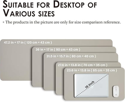 Large Desk Mat - 47.2"x 17" Non-Slip PU Desk Pad - Image 5