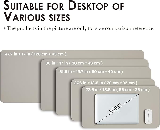 HOMIEAZICOZI Leather Desk Mat - Image 5
