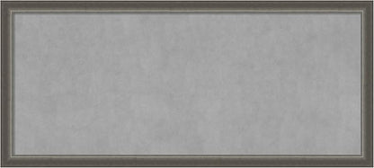 Amanti Art Silver Framed Magnetic Board 23x51 Oversize Vision Board by AmantiArt