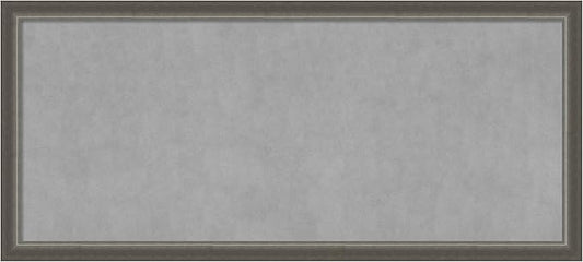 Amanti Art Silver Framed Magnetic Board 23x51 Oversize Vision Board by AmantiArt