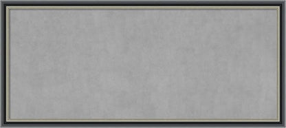 Amanti Art Black Framed Magnetic Board 23x51 Oversize Vision Board by AmantiArt