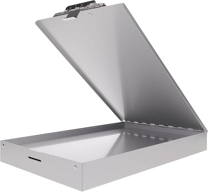 Saunders Metal Clipboard with Storage, Letter Size Paper Organizer, Steel Clip - Image 5