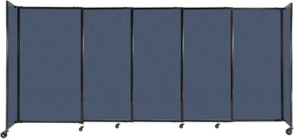 Versare Straightwall Sliding Portable Wall Partition | Freestanding Office by VERSARE