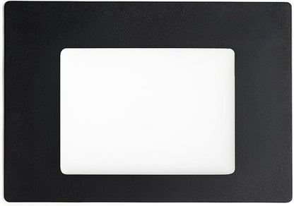 Leatherology Premium Black Full Grain Leather Modern Conference Pad – Slim Desk by Leatherology