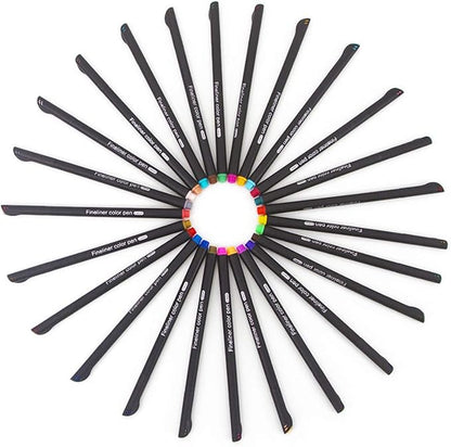 Yansanido 100 Pcs 100 Colors Fine Point Line Drawing Pens, 0.4mm of Pen Point - Image 5
