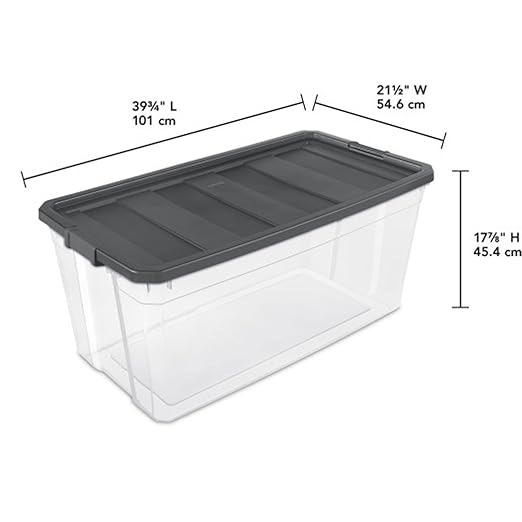 Sterilite 9-Pack Modular Stacker Box, Durable Clear Plastic Storage Bins - Image 4