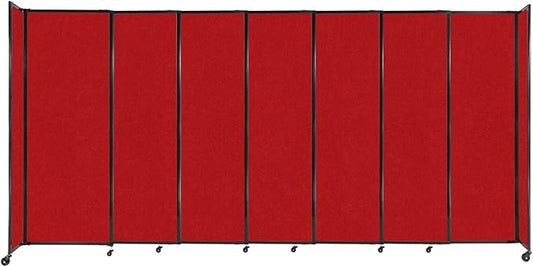 Versare Straightwall Sliding Portable Wall Partition | Freestanding Office by VERSARE