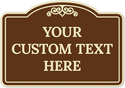 Custom Decorative Sign, Personalized Metal Sign by SigoSigns