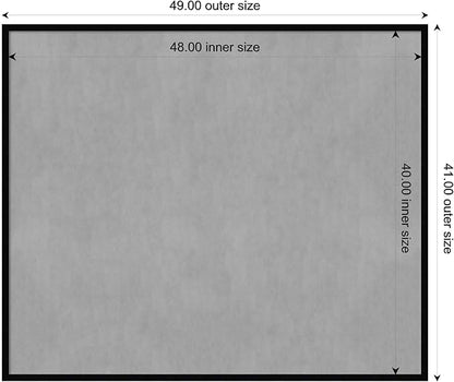 Amanti Art Black Framed Magnetic Board 41x49 Oversize Vision Board - Image 4