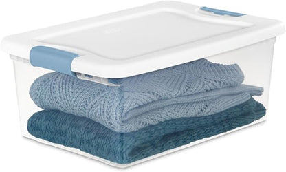 Sterilite 24-Pack Latching Box, Under Bed Storage Bins - Image 9