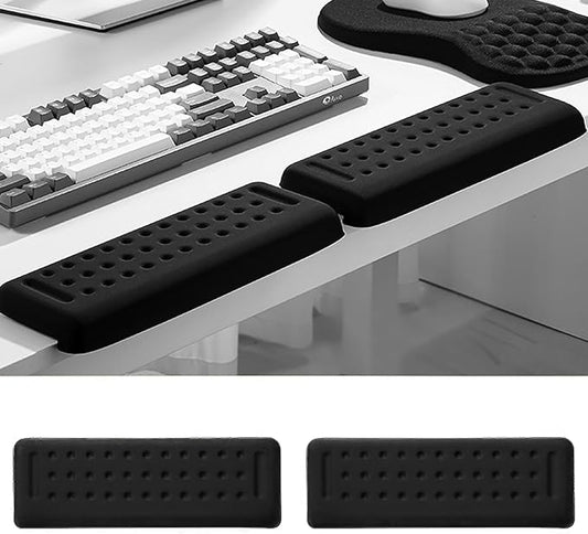 Pack of 2 L-Shaped Wrist Rest Keyboard, Memory Foam Arm Rest Desk, Ergonomic by Unknown