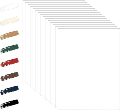 28 Sheets White Cardstock 8.5 x 11 Certificate Paper, 92lb Heavyweight Printer by Guakicae