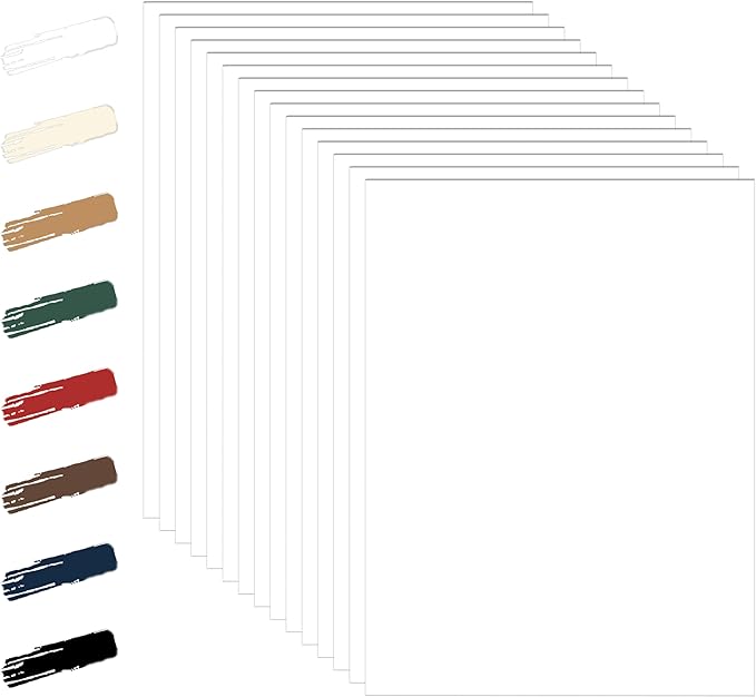 100 Sheets White Cardstock 8.5 x 11 Certificate Paper, 92lb Heavyweight Card by Guakicae