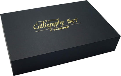 Plotube Calligraphy Pen Set – Includes Wooden Dip Pen, Antique Brass Holder - Image 7