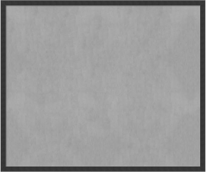 Amanti Art Black Framed Magnetic Board 42x50 Oversize Vision Board by AmantiArt