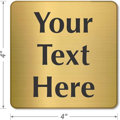 SmartSign Custom Brass Sign - Image 5