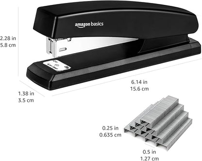 Amazon Basics Stapler with 1000 Staples, Office Stapler, 25 Sheet Capacity - Image 3