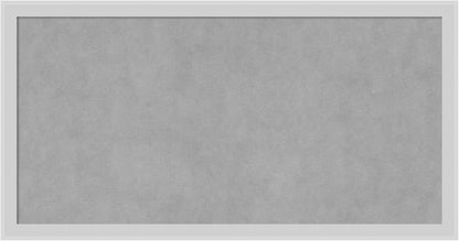 Amanti Art Silver Framed Magnetic Board 13x25 Small Vision Board by AmantiArt