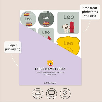 Large Name Labels for Kids - Image 3