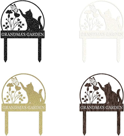 Personalized Garden Sign | Custom Cat Garden Stake Sign | Funny Garden Signs - Image 7