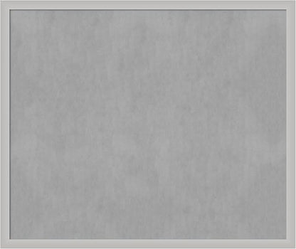 Amanti Art Silver Framed Magnetic Board 43x51 Oversize Vision Board by AmantiArt