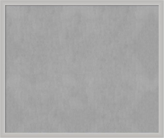 Amanti Art Silver Framed Magnetic Board 43x51 Oversize Vision Board by AmantiArt
