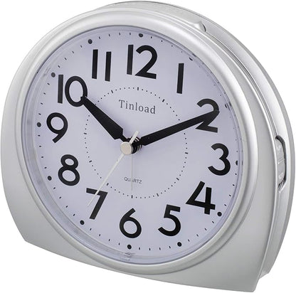 Tinload 5.5" Large Analog Alarm Clock Silent Non Ticking, Gentle Wake, Beep - Image 5