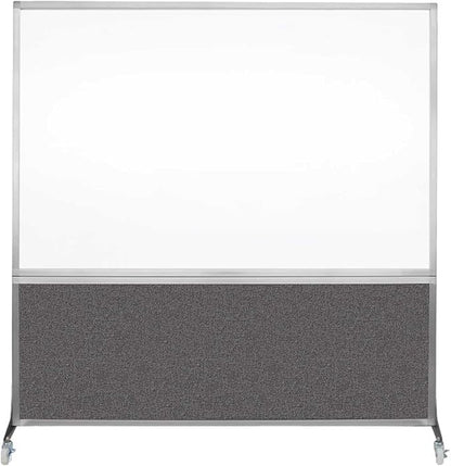 DivideWrite Mobile Whiteboard | Double Sided Dry Erase Board | Portable Office by VERSARE