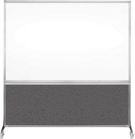 DivideWrite Mobile Whiteboard | Double Sided Dry Erase Board | Portable Office by VERSARE