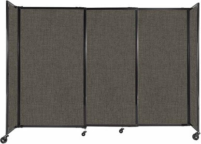 Versare Straightwall Sliding Portable Wall Partition | Freestanding Office by VERSARE