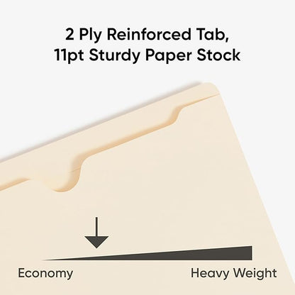 Smead File Jackets, Reinforced Straight-Cut Tabs, Letter Size - Image 4