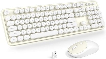 MOFII Wireless Keyboard and Mouse Combo, Computer Full Size 2.4G Plug and Play by MOFII