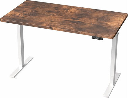 VIVO Electric 43 x 24 in Rustic Standing Desk, Memory Height Adjustment - Image 9