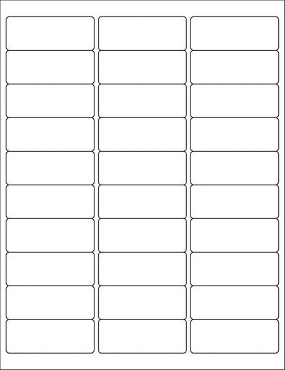 BESTEASY 30-up 2000 Sheets 1" X 2-5/8" Address Shipping Labels by BESTEASYLABELPRINTER