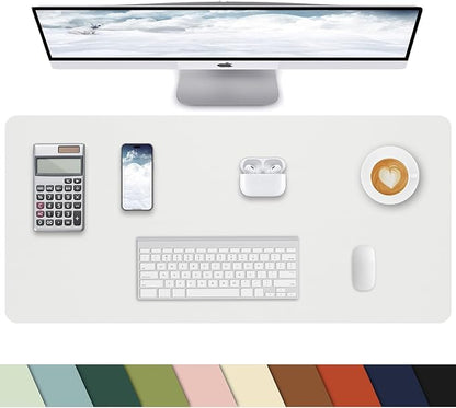 PULeather Non-Slip Desk Mat, Large Mouse Pad & Laptop Desk Pad by cebowa