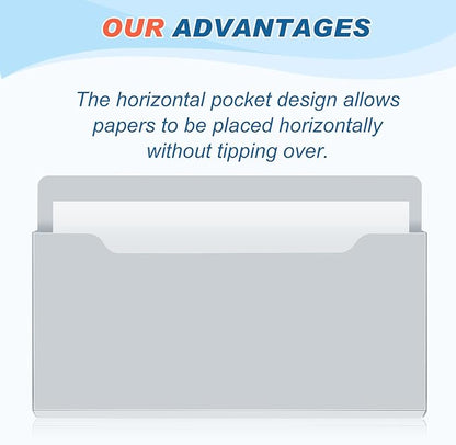 Feifeiya Magnetic Pocket File Holder Large File Folder Organizer Paper Mail - Image 3