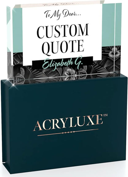 Custom Acrylic Sign Personalized, Custom Desk Name Plate, 18 Styles, by MySignCenter