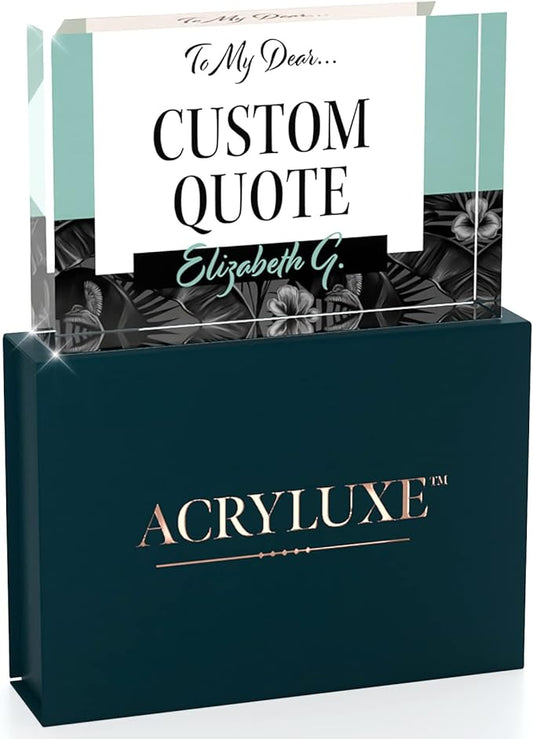 Custom Acrylic Sign Personalized, Custom Desk Name Plate, 18 Styles, by MySignCenter