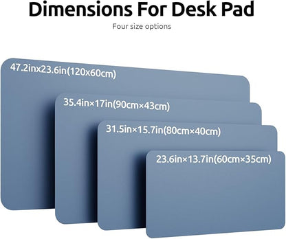 YSAGi Leather Desk Protector, Office Mat, Large Mouse Mat, Non-Slip PU Leather - Image 8